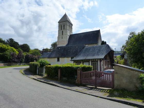 Rue du quai de Seine &agrave; Aizier