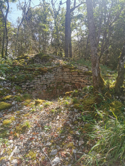 Ruines d'une tourelle du Château Hurpot