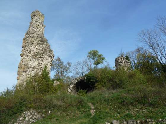 Ruines du château de Bainville aux Miroirs