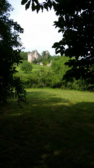 Ruines du chateau de la Renaudie