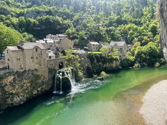 Saint Chély, vue du pont