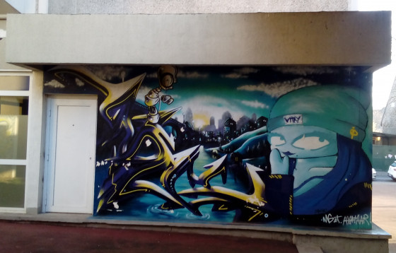 Scène aquatique Scène aquatique