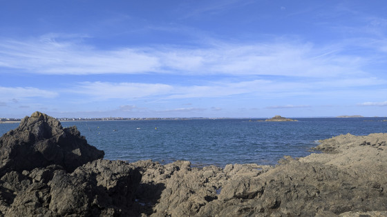 Schöner Blick aufs Meer
