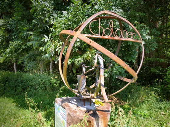 sculpture du 45&egrave;me parall&egrave;le