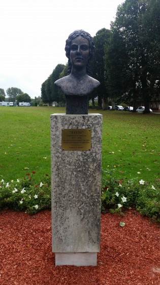 Sculpture du buste de Sissi Sculpture du buste de Sissi