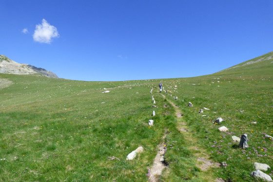 Sentier borné