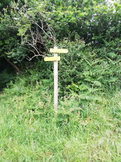 Sentier botanique de Pont Min pour une variante