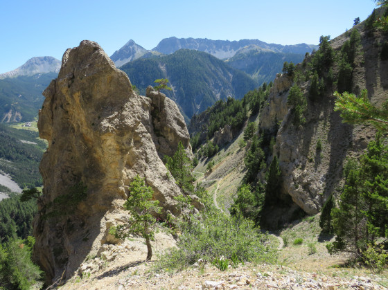 Sentier dans les cheminées