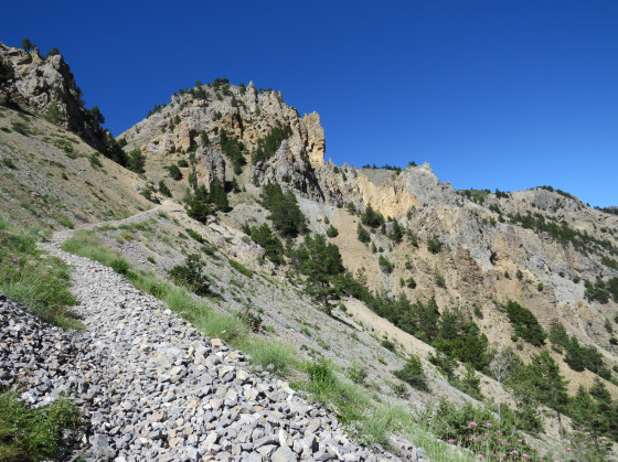 Sentier dans les cheminées