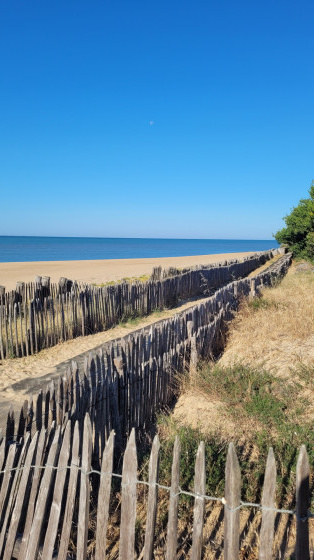 Sentier de plage.