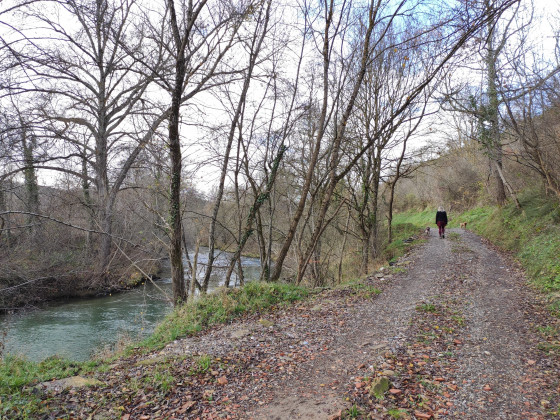 Sentier de randonnée le long de la rivière