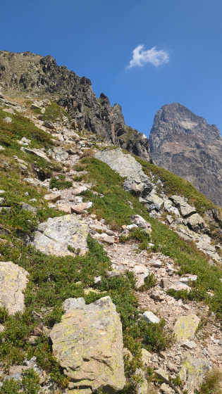 Sentier du pic Turbat (l'ar&ecirc;te)