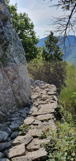 Sentier empierré