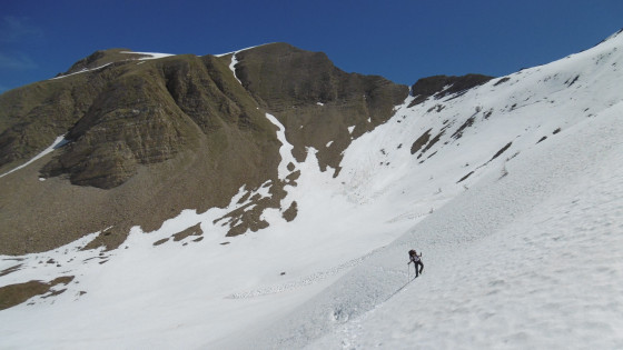 Sentier en balcon sous le Grand Cognet de Combe d\'Enfer
