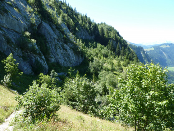 Sentier en balcon