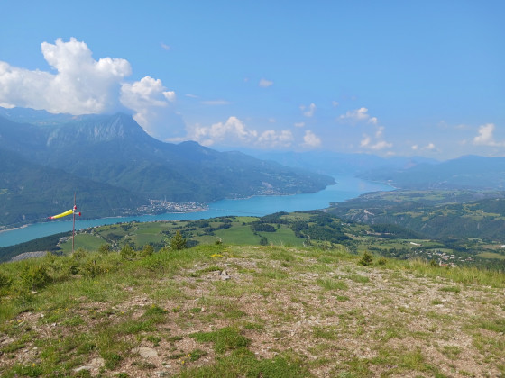 Serre-Ponçon depuis le Clot du Faure .