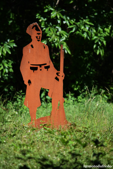 Silhouette d\'un soldat Marocain