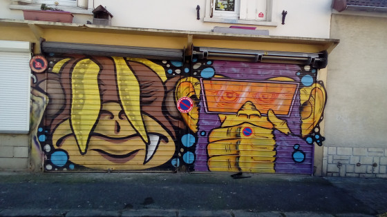 Singes sur portes de garage Singes sur portes de garage