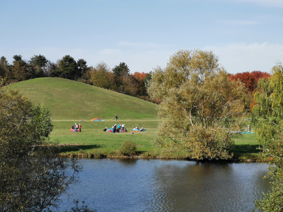 Site d\'envol de parapente au Parc du Rondeau de Courcouronnes