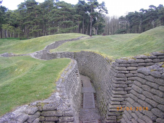 site des tranchées