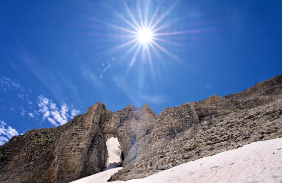 Soleil sur l'Arche de la Fuvelle