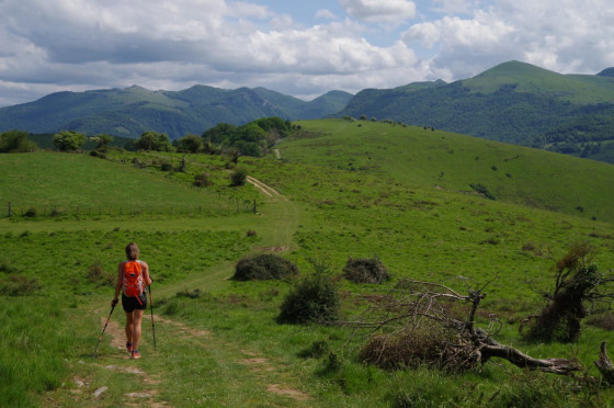 Sommet avec le massif des Arbailles à l'horizon (2)
