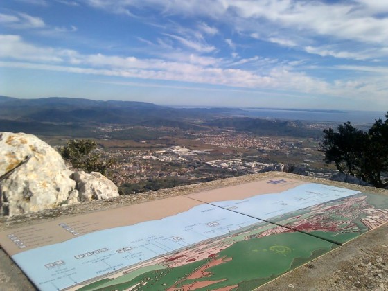 sommet de la montée au Coudon