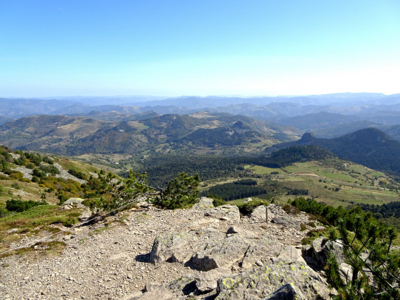 Depuis le sommet du Mont Mézenc