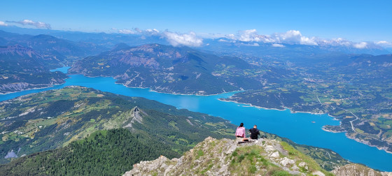 Vue du sommet du pic Morgon