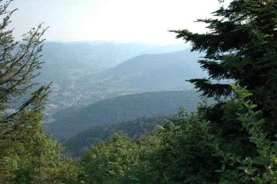 Sommet vue sur la vallée