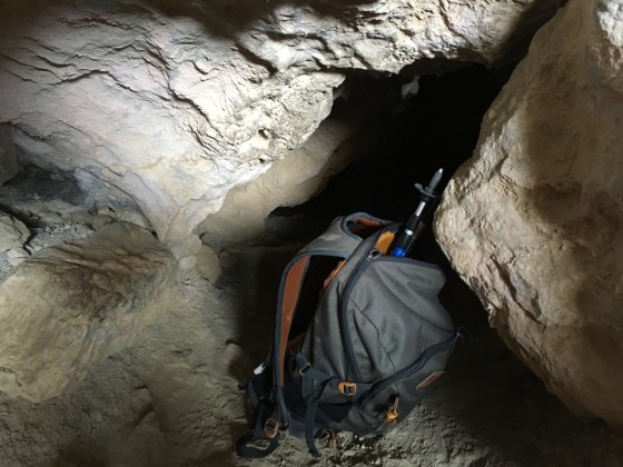 Sortie de la seconde grotte