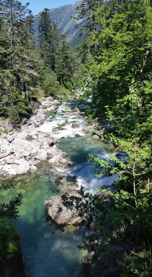 Sortie de la cascade