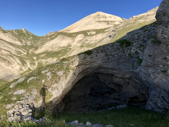 Sortie haute du Chourum des Adroits