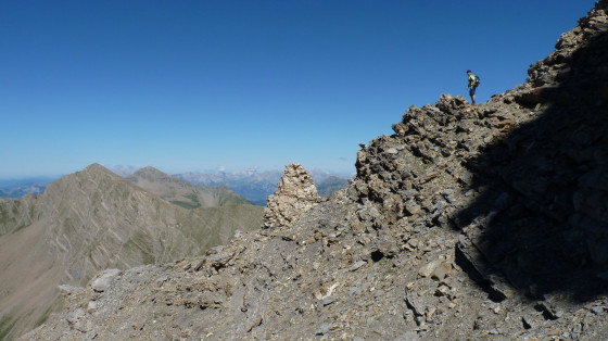 Sortie sur la crête