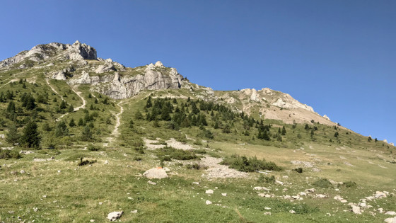 Sous la cabane de l\'Aup