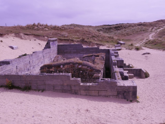 L'oratoire de St Piran dans les dunes