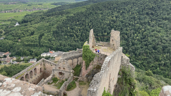 St Ulrich depuis le sommet de son donjon