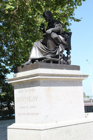 Statue de Jean-Jacques Rousseau