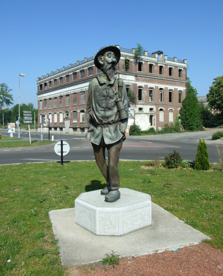Statue de Zef Cafougnette