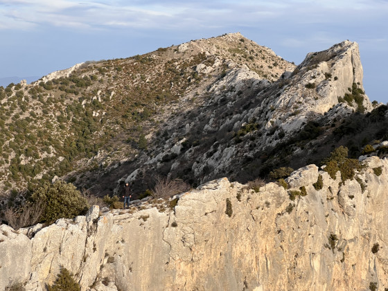 Sur la Cr&ecirc;te de la Sainte Victoire, Janvier 2024