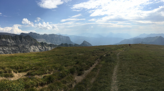 Sur la crête de la tête de Bostan
