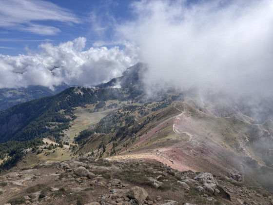 Sur la crête
