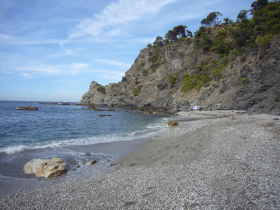 Sur la plage du Mont Salva