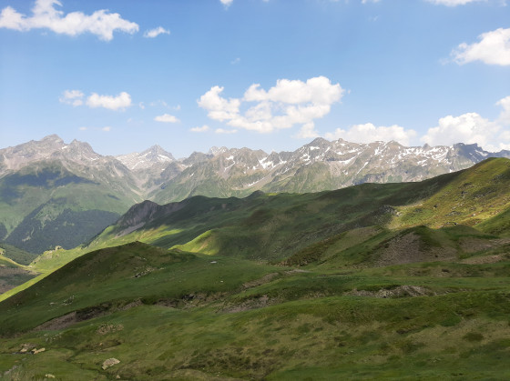 Sur la route du refuge de Pombie
