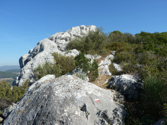 Sur le GR, sur la crête