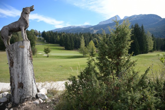 Sur le GR91 en passant le long du golf de Corrençon