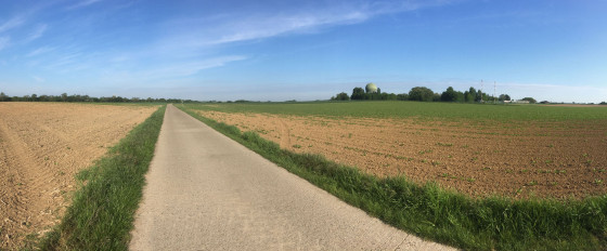 Sur le plateau dominant la vallée du Geer