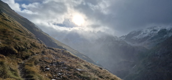 Sur le sentier de crête