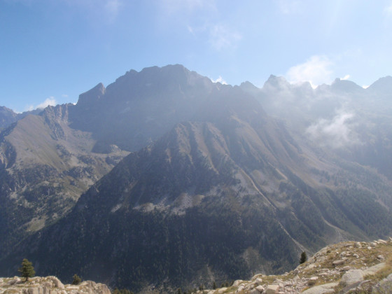 Sur le sentier de descente sur Piano della Casa del Re