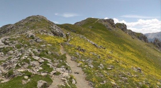 Sur le sentier de la Croix d\'Aquila
